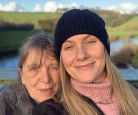 Lili Vachon (right) pictured with her mum.