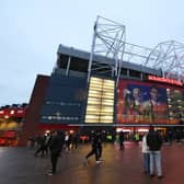 Old Trafford, home of Manchester United.