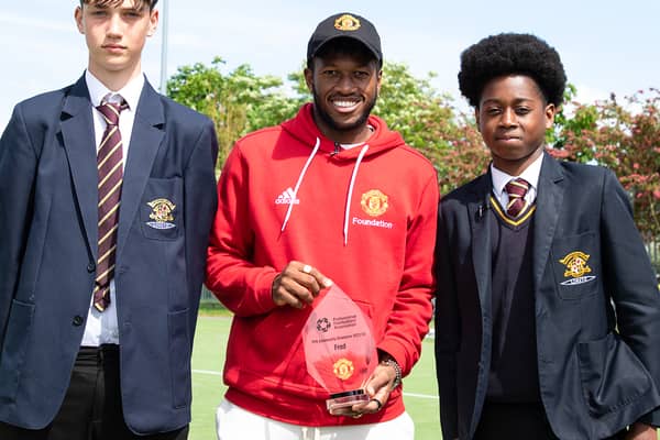 Fred has won the 2022/23 Community Champion award from the Manchester United Foundation.