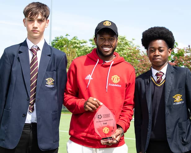 Fred has won the 2022/23 Community Champion award from the Manchester United Foundation.