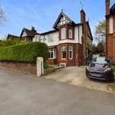 The front of the property offers a small driveway for off road parking
