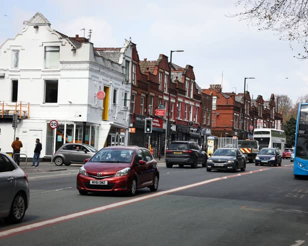 Wilmslow Road, Fallowfield. Credit: Anthony Moss / Manchester Evening News.