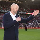 Erik ten Hag addressed the Manchester United fans after the game against Fulham.