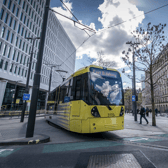 A TfGM metrolink tram