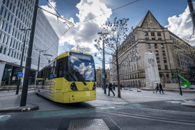 A TfGM metrolink tram