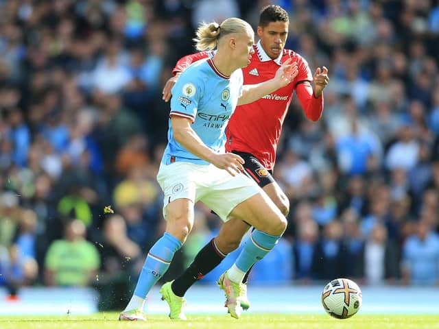 Raphael Varane said stopping the ball getting to the feet of Erling Haaland will be key in the FA Cup final.