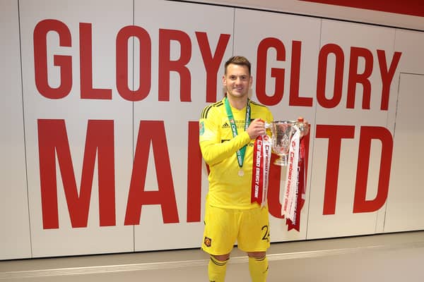Manchester United’s Tom Heaton.  