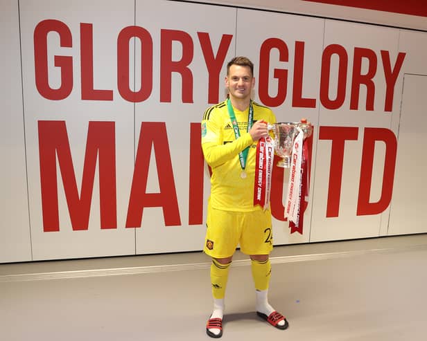 Manchester United’s Tom Heaton.  