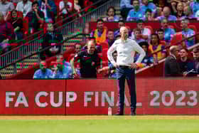 Erik ten Hag claimed Manchester United are the only side in world football who could fight back against Manchester City.