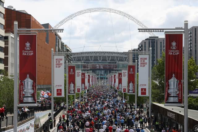 A fan was arrested at the FA Cup Final in May for wearing an offensive Hillsborough shirt