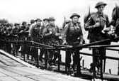 Allied soldiers during the D-day landings