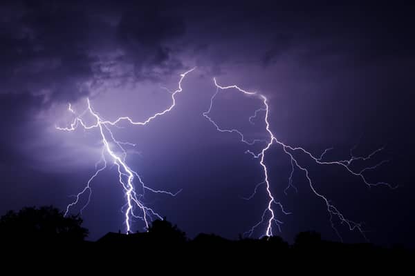 The Met Office has issued a thunderstorm warning for Manchester this weekend