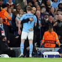 Pep Guardiola is just 90 minutes away from completing the treble (Image: Getty Images)