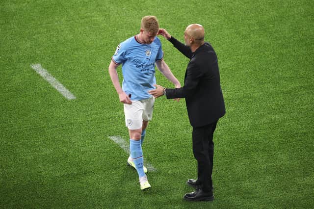 Kevin De Bruyne said he felt his hamstring snap in the Champions league final.