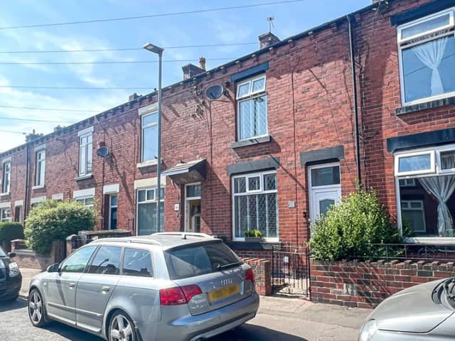 The front of the property has a small front garden and on street parking