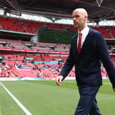 Erik ten Hag qualified for the Champions League with his Man Utd side thanks to a third place league finish (Image: Getty Images)