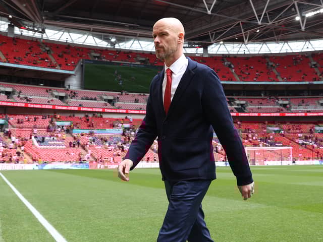 Erik ten Hag qualified for the Champions League with his Man Utd side thanks to a third place league finish (Image: Getty Images)
