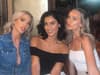 Helen Flanagan looks chic in denim co-ord as she enjoys night out with Love Island's Cally Jane Beech