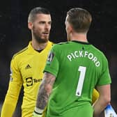 Jordan Pickford is being lined up as a David De Gea replacement (Image: Getty Images)