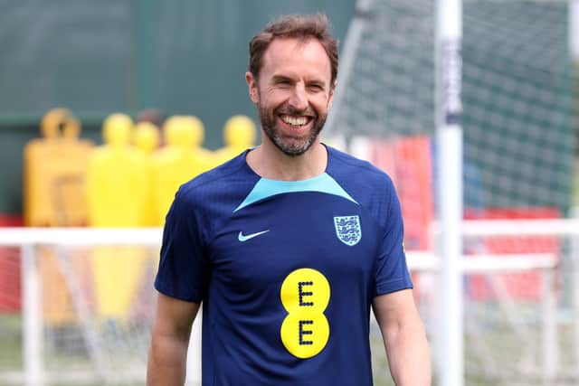 England manager Gareth Southgate. (Photo by Alex Livesey/Getty Images)