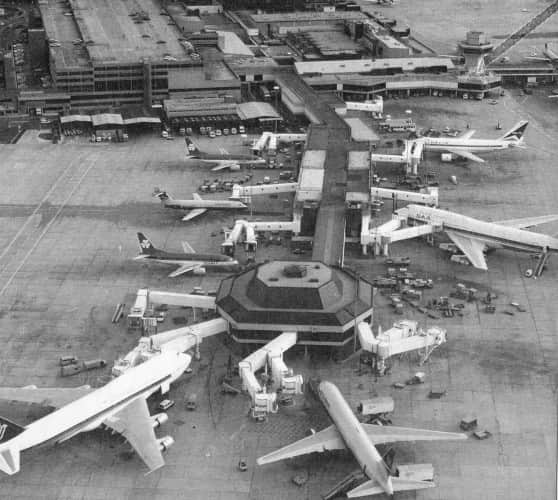 A busy day at Manchester Airport