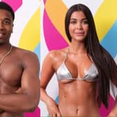 Montel (L) and Mal (R), both 25, are the new bombshells set to enter the Love Island villa and date four new singletons after a shock twist.