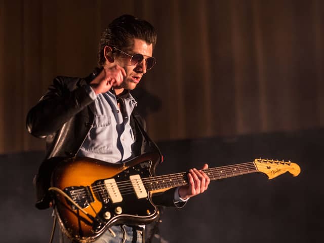 Alex Turner of Arctic Monkeys performs during the second day of Lollapalooza Buenos Aires 2019 at Hipodromo de San Isidro on March 30, 2019.