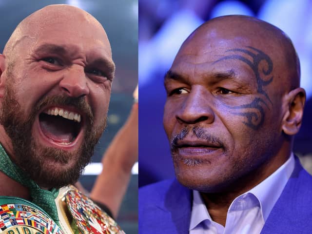 Tyson Fury has been told that Mike Tyson would kill him if they ever stepped in the ring. Picture: (Getty Images)