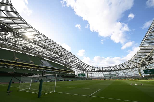 The Aviva Stadium will host Manchester United's final game of pre-season.
