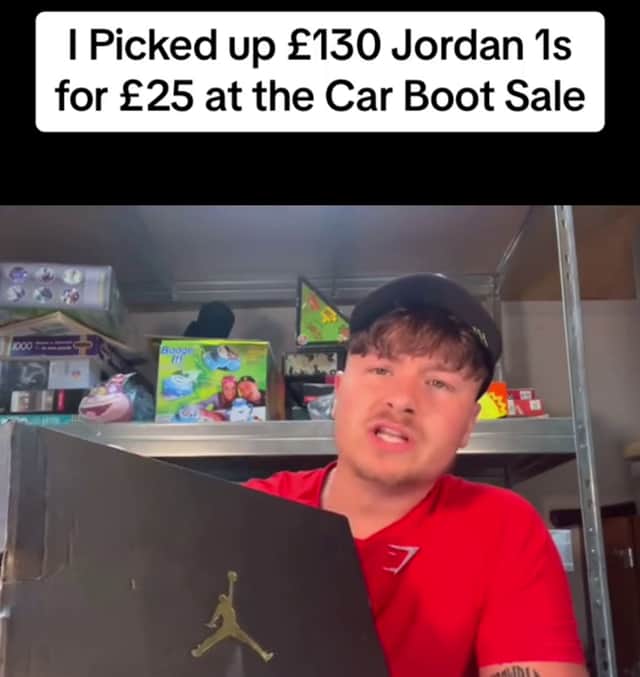 Jon Luc works around 45 hours a week buying, selling and making content for his YouTube channel.