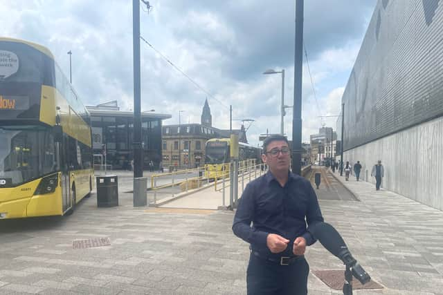 Andy Burnham announced new “tram and bus” ticket fares ahead of Bee Network roll-out in September. Photo: LDRS