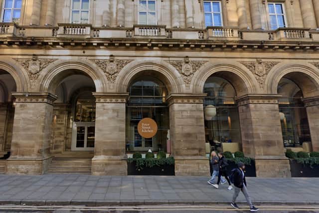 Peter Street Kitchen is inside the Free Trade Hall building. Photo: Google Maps