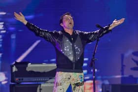 Matthew Bellamy of Muse performs onstage at the 2023 iHeartRadio ALTer EGO Presented by Capital One at The Kia Forum on January 14, 2023 in Inglewood, California. (Photo by Kevin Winter/Getty Images for iHeartRadio)