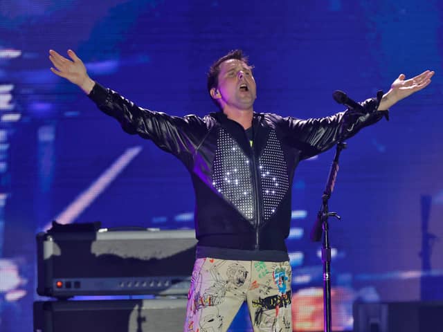 Matthew Bellamy of Muse performs onstage at the 2023 iHeartRadio ALTer EGO Presented by Capital One at The Kia Forum on January 14, 2023 in Inglewood, California. (Photo by Kevin Winter/Getty Images for iHeartRadio)