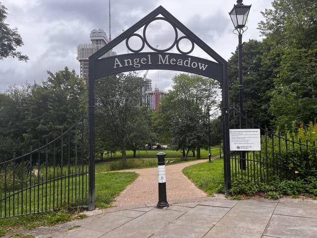 Angel Meadows park in Manchester. 