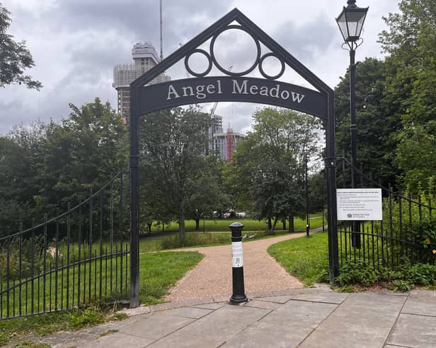 Angel Meadows park in Manchester. 