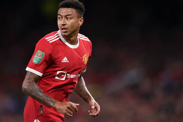 Jesse Lingard in action for Manchester United