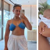 Molly Mae shows off stretch marks as she finds courage to wear bikini on family trip. (Photo credit: Instagram/mollymae)