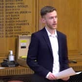 Dylan Evans presented the petition to Bolton Council and spoke in support of leaving Greater Manchester. Credit: LDRS