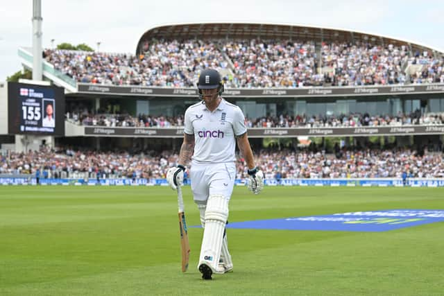 Ben Stokes scored 155 at Lord's- but it was in vain 