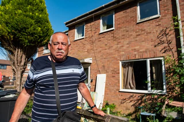 Gary has rejected the council’s emergency accommodation saying it is full of ‘zombies on spice’.