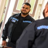 PC Sammal Zaman was sworn in as a student police on Tuesday 30 May, fulfilling his life-long ambition. Credit: GMP