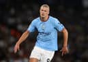  Erling Haaland of Manchester City during the UEFA Champions League 2022/23 final match between FC Internazionale and Manchester City FC at Ataturk Olympic Stadium on June 10, 2023 in Istanbul, Turkey. (Photo by Catherine Ivill/Getty Images)