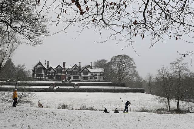 Bramall Hall in Stockport is one of the historical sites on the GM Ringway walking trail. Credit: ANDREW YATES/AFP via Getty Images