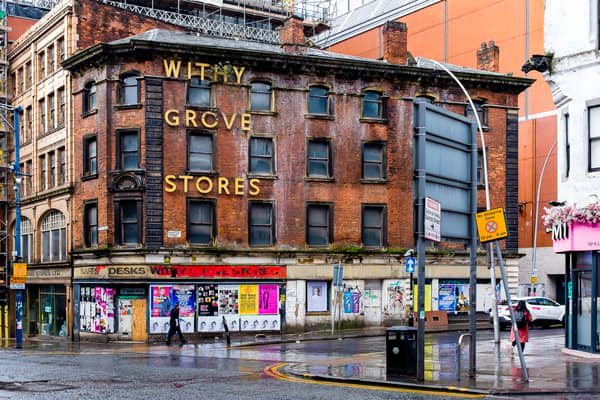 Withy Grove Stores has been added to campaign group SAVE’s register of at-risk buildings. Credit: Gareth Dean