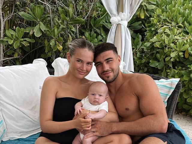 Molly-Mae Hague and Tommy Fury with Bambi (Instagram/mollymae)