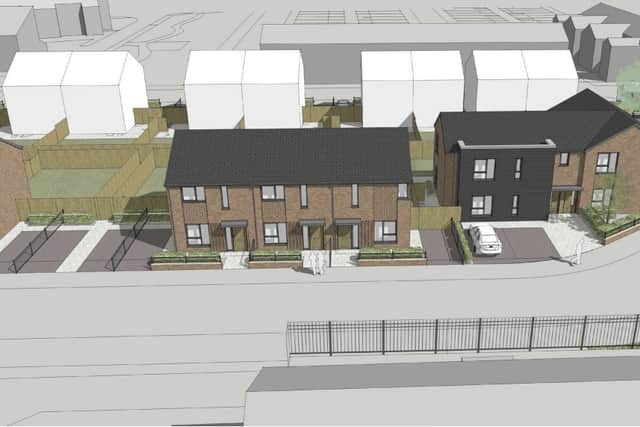 Plans for the Brigham Street development in Openshaw, Manchester. Credit: One Manchester.