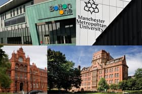 The best and worst universities in Manchester and the North West have been revealed.