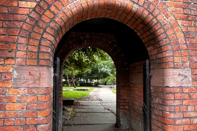 The old cemetery at Chorlton Green.