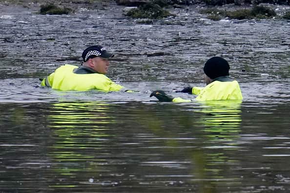  Police officers risked their lives to rescue four boys who died after falling through a frozen lake, an inquest has heard. (Photo by Christopher Furlong/Getty Images)